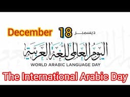 InternationalArabicDay_World Arabic Language Day2024