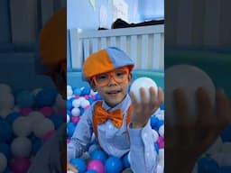 Kid Blippi & Meekah Ballpit Playground Playdate! 🟠🟡🔵 #blippi #meekah #playground