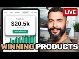 FINDING WINNING DROPSHIPPING PRODUCTS LIVE + PRIZE DROP!💎