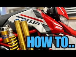 Suspension Overhaul: Removing Ducati Hypermotard 950 Suspension Made Easy!