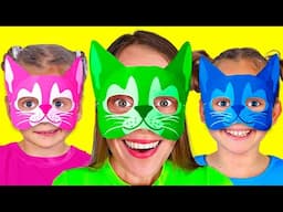 Kids Superheroes and Healthy Food + Children's Songs