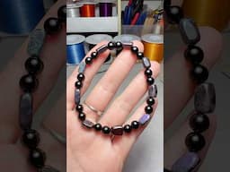 How to make a powerful protection bracelet? Black tourmaline and Sugilite #howto #diy