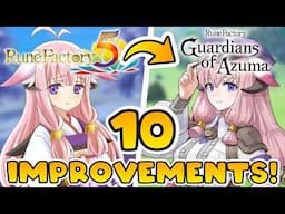 10 reasons why Rune Factory Guardians of Azuma will be better than Rune Factory 5!