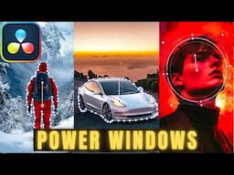 Power Windows in Davinci Resolve 19 Free | Tutorial