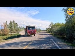 China Border Highway between Russia and Kazakhstan Driving Adventure - Xinjiang Habahe to Jeminay