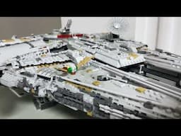 Lego Millennium Falcon UCS 75192 - Timelapse build