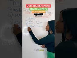 Your GCSE English Exams Start In Exactly 4 MONTHS! Stressed? Don’t worry.. I’ve got you! 😊