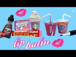 DIY Lip Balm {Easy}! 5 Miniature Starbucks,Soda,Chocolate & Bubblegum Lip Gloss DIYs-Lip Balm How To