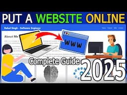 How to put an HTML Website Online on the Internet for FREE [ 2025 Update ] HTML Hosting Techniques