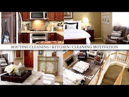 ROUTINE CLEANING | KITCHEN CLEAN | CLEANING MOTIVATION