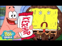 Bob Esponja | 30 Minutos de Hambúrgueres de Siri dos NOVOS Episódios 🍔 | Bob Esponja em Português