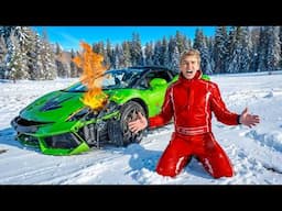 My Lambo Got TRAPPED In The Ice Because Of This…