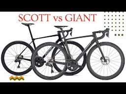 NEW 2025 SCOTT ADDICT RC 20 ($5,700) vs GIANT TCR ADVANCED PRO 1 // Head To Head