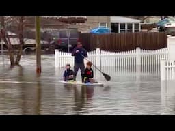 When a flood can't stop you from getting to school