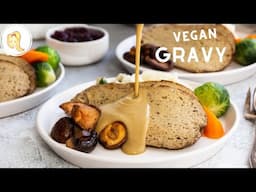 Vegan Gravy | easy, healthy, plant-based, holiday gravy | Chef Ani