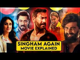 Singham Again Movie Explained In HINDI | Singham 3 Film Story In HINDI | Singham Again (2024) Movie