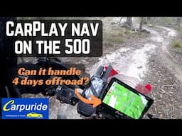 Carpuride W702 + OsmAnd maps: a real-world review, fitted to KTM 500 EXC