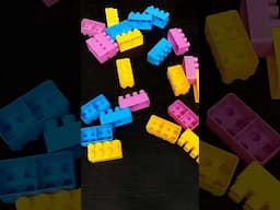 ASMR mixing Building Blocks/ASMR Relaxation Satisfaction #shorts#asmr #buildingblocks