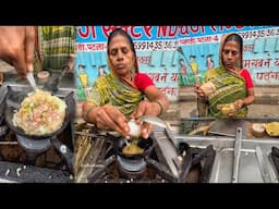 Cheapest Indian Egg Pouch By Old Mother | Street Food India