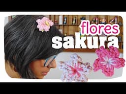 Flores SAKURA (cerezo japonés) - Tejido Kawaii #14