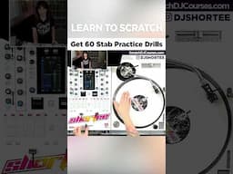 Learn the FORWARD STAB Scratch 🔪 in 60 Seconds! ★ Scratch DJ Tutorial ★ #djshortee shorts