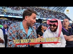 EDDIE HEARN READY TO DO TURKI ALALSHIKH  BIDDING, PROMOTERS HAVE LOST ALL SELF RESPECT!!!