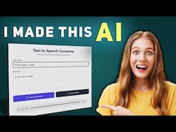 Build Your Own Text to Voice Generator Tool Using AI in Minutes [ NO Coding ]