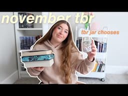 TBR prompt jar chooses my November reads! 🫶🏻🍂🫙🧡 NOVEMBER TBR 2024