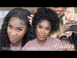 Easily Install A 360 Wig with Invisible Strap| No Glue Required Ft Afsisterwig