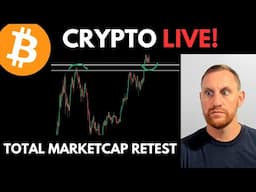 CRYPTO LIVE - Bitcoin 98K, Total Crypto Market All-Time High Retest, Filling the Wicks