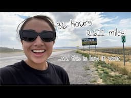 36 hour road trip *ALONE*