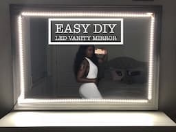 EASY DIY: LED LIGHT UP VANITY MIRROR WITH REMOTE | TUTORIAL BY @YANAGLO