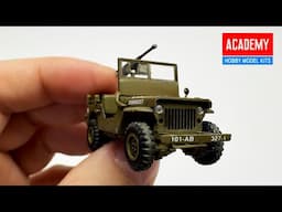 MB Military Vehicle scale model | Academy 1/72