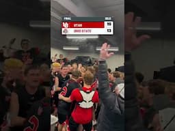 Utah Lacrosse Celebrates SHOCKING Upset at Ohio State 😱 #shorts