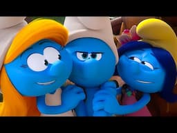 Making Grumpy smile! 😬 • The Smurfs 3D • Cartoons for Kids