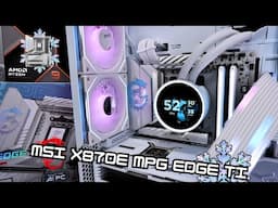 9950X + X870E MSI MPG Edge Ti : How to Setup your Motherboard for the best AM5 All White Build