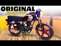 Honda125 Fully Modification | Old Honda Convert Into Caferacer | Lahori Drives