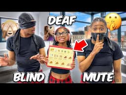 Blind , Deaf And Mute CHRISTMAS Baking Challenge||VLOGMAS DAY.5