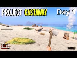 Day 1- Island Survival - PROJECT CASTAWAY Gameplay