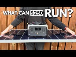 Dirt-Cheap Solar Generator Setup - What Can It Power?