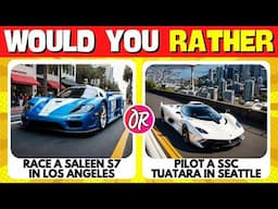 Would You Rather? Car Edition Part II 🚗🚘 | Random Quizzes