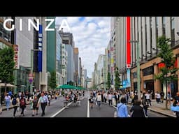 Live Tokyo Weekend Walk - Ginza Saturday Stroll