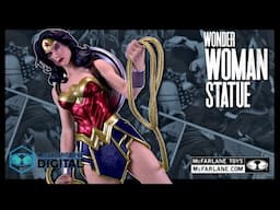 McFarlane Toys Digital Jim Lee Wonder Woman Statue | @TheReviewSpot