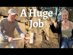 Building out of Stone - Creating a new terrace on our farm