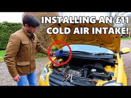 Installing a £10.99 Cold Air Intake | VW Fox 1.2 sound comparison!