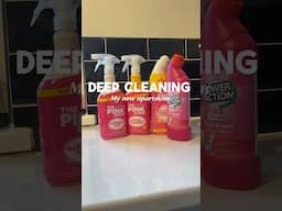 Deep cleaning my new home #deepcleaning #cleaningmotivation #newhome #cleaningroutine