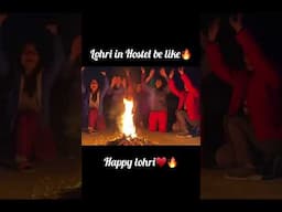 Happy Lohri to everyone♥️🔥 | Hostel wali lohri |