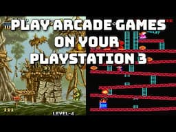 Play Arcade Games on your PlayStation 3 - Mame and RetroArch