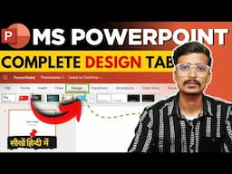 MS PowerPoint Tutorial for Beginners - Design Tab Complete Tutorial #powerpoint