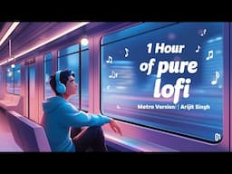 1 Hour Of Pure Lofi | Metro Version | Arijit Singh lofi To Travel/Study/Drive/Chill/Relaxing/Peace